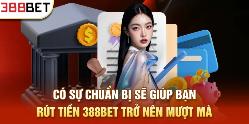 Có sự chuẩn bị sẽ giúp bạn rút tiền 388BET trở nên mượt mà