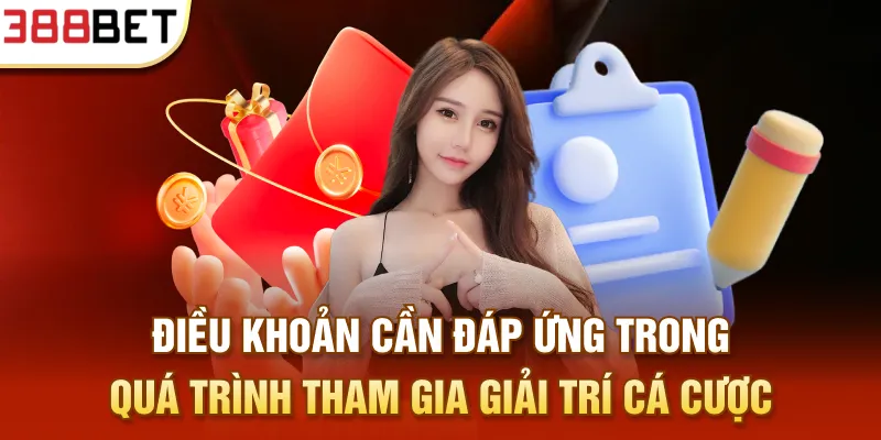 Điều khoản cần đáp ứng trong quá trình tham gia giải trí cá cược